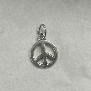 Tiffany & Co. 925 sterling silver peace sign charm